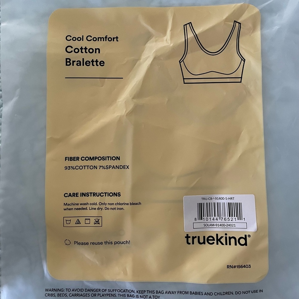 Truekind® Cool Comfort Cotton Bralette